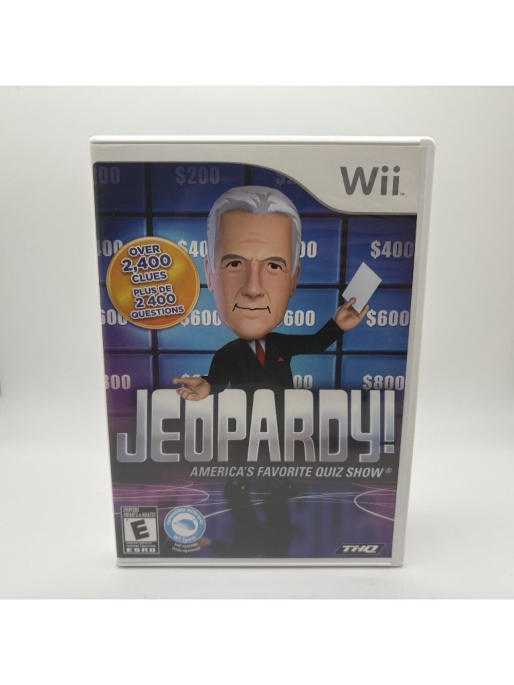 Jeopardy Nintendo Wii 2010 Complete with Manual *TESTED*